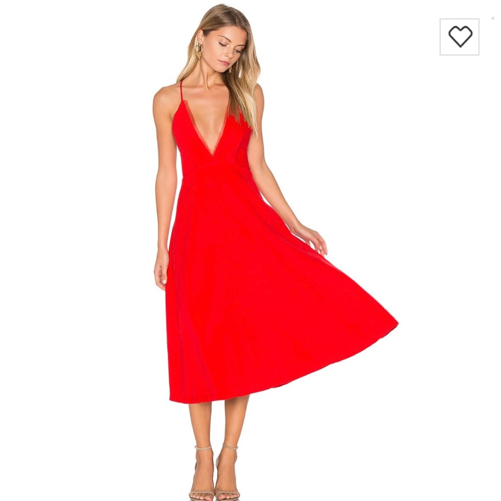 Vivian Chan Magda Dress in Red